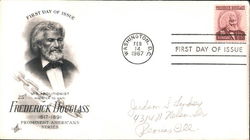 Frederick Douglass 1817-1891 Prominent Americans Series First Day Cover