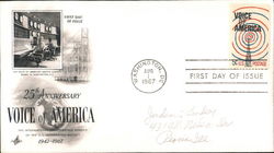 25th Anniversary Voice of America 1942-1967 First Day Covers First Day Cover First Day Cover First Day Cover