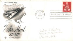 10c Air Mail Stamp Series of 1968 First Day Covers First Day Cover First Day Cover First Day Cover