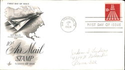 10 Cent Air Mail Stamp, Series of 1968 First Day Cover