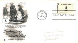 Washington's Cruisers Flag - Historic Flags Series First Day Cover