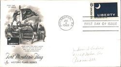 Fort Moultrie Flag - Historic Flag Series First Day Cover