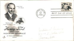 Henry Ford, 1863-1947 First Day Covers First Day Cover First Day Cover First Day Cover