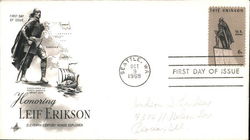 Honoring Leif Erikson First Day Cover