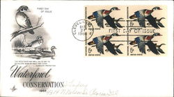 Waterfowl Conservation Block of Stamps First Day Cover