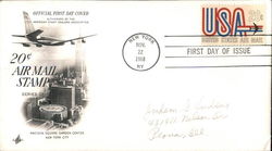 20c Air Mail Stamp Series of 1968 First Day Covers First Day Cover First Day Cover First Day Cover