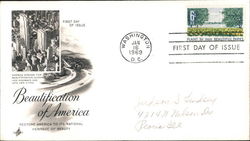 Beautification of America First Day Covers First Day Cover First Day Cover First Day Cover