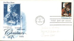 Christmas 1970 First Day Cover