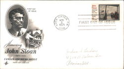 Honoring John SLoan, 1871-1951 First Day Covers First Day Cover First Day Cover First Day Cover