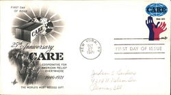 25th Anniversary CARE First Day Cover