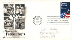 Honoring the Peace Corps First Day Cover