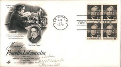 Honoring Fiorello LaGuardia Mayor of New York City Block of Stamps First Day Covers First Day Cover First Day Cover First Day Cover