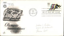 Olympic Summer Games XX Olympiad, Munich 1972 First Day Cover