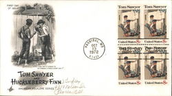 American Folklore Series Block of Stamps First Day Cover