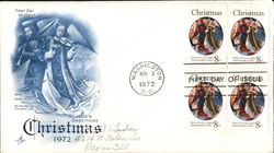 Season's Greetings - Christmas 1972 First Day Cover