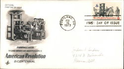 Pamphleteer - Rising Spirit of Independence - American Revolution Bicentennial First Day Cover