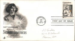 500th Anniversary Birth of Nicolaus Copernicus First Day Cover