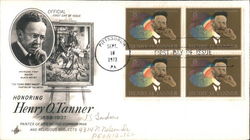 Honoring Henry O. Tanner 1859-1937 Block of Stamps First Day Covers First Day Cover First Day Cover First Day Cover