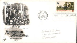 Drummer - Rising Spirit of Independence - American Revolution Bicentennial 1973 First Day Cover