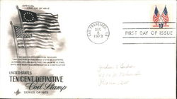 United States 10c Definitive Coil Stamp Series of 1973 First Day Covers First Day Cover First Day Cover First Day Cover