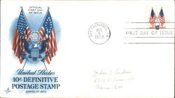 United States 10¢ Definitive Postage Stamp Series of 1973 First Day Cover