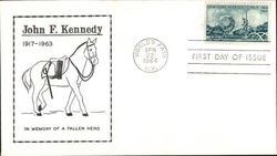 John F. Kennedy / Riderless Horse / 1964 World's Fair First Day Cover