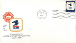 Inaugurating the United States Postal Service July 1, 1971 First Day Cover