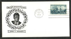 In Memoriam, John F. Kennedy, 1917-1963 First Day Covers First Day Cover First Day Cover First Day Cover