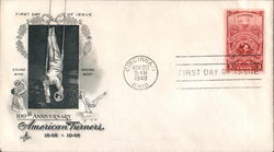 100th Anniversary American Turners 1848-1948 ~ Sound mind, sound body First Day Cover