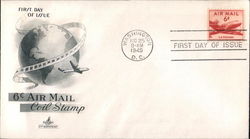 6 cent Air Mail First Day Covers First Day Cover First Day Cover First Day Cover