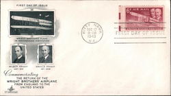 Commemorating the Return of the Wright Brothers' Airplane From England to the United States First Day Covers First Day Cover Fir First Day Cover