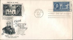 150th Anniversary of Indiana Territory First Day Covers First Day Cover First Day Cover First Day Cover