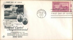 National Capital Sesquicentennial 1800-1950 First Day Covers First Day Cover First Day Cover First Day Cover