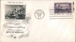 Commemorating 175th Anniversary Battle of Brooklyn First Day Cover