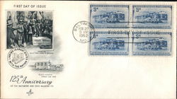 125th Anniversary of the Baltimore and Ohio Railroad Company First Day Covers First Day Cover First Day Cover First Day Cover