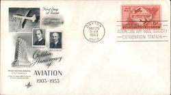 Golden Anniversary of Aviation First Day Covers First Day Cover First Day Cover First Day Cover