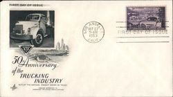 50th Anniversary of the Trucking Industry First Day Cover