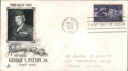 Honoring General George S. Patton, Jr. First Day Covers First Day Cover First Day Cover First Day Cover