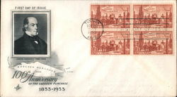 100th Anniversary of the Gadsden Purchase Block of Stamps First Day Cover