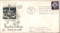 Statue of Liberty, Bedloe's Island New York Harbor First Day Cover