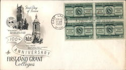 100th Anniversary First Land Grant Colleges Block of Stamps First Day Covers First Day Cover First Day Cover First Day Cover