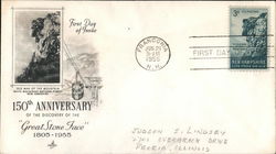 150th Anniversary of the Discovery of the "Great Stone Face" First Day Covers First Day Cover First Day Cover First Day Cover