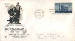 100th Anniversary Booker T. Washington 1856-1956 First Day Covers First Day Cover First Day Cover First Day Cover