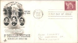 9c Regular Postage Series of 1954-56 First Day Covers First Day Cover First Day Cover First Day Cover