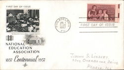 National Education Association Centennial 1857-1957 First Day Cover