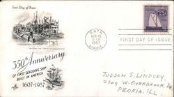 350th Anniversary or First Seagoing Ship Built in America First Day Covers First Day Cover First Day Cover First Day Cover