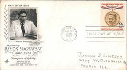 Honoring Ramon Magsaysay First Day Cover