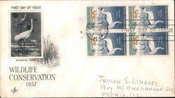 Wildlife Conservation 1957 First Day Covers First Day Cover First Day Cover First Day Cover