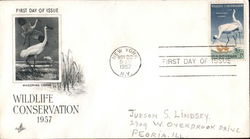 Wildlife Conservation 1957 First Day Covers First Day Cover First Day Cover First Day Cover