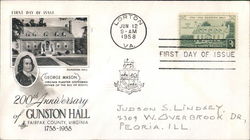 200th Anniversary of Gunston Hall First Day Covers First Day Cover First Day Cover First Day Cover